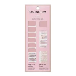 Dashing Diva Gloss Palette Gel Nail Polish Strips - After Glow - 32ct