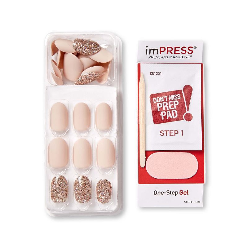 slide 3 of 7, imPRESS Press-On Manicure Press-On Nails - Evanesce - 30ct, 30 ct