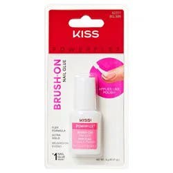 KISS Products Kiss PowerFlex Brush On Ultra Hold Press On Nail Glue - 0.17oz