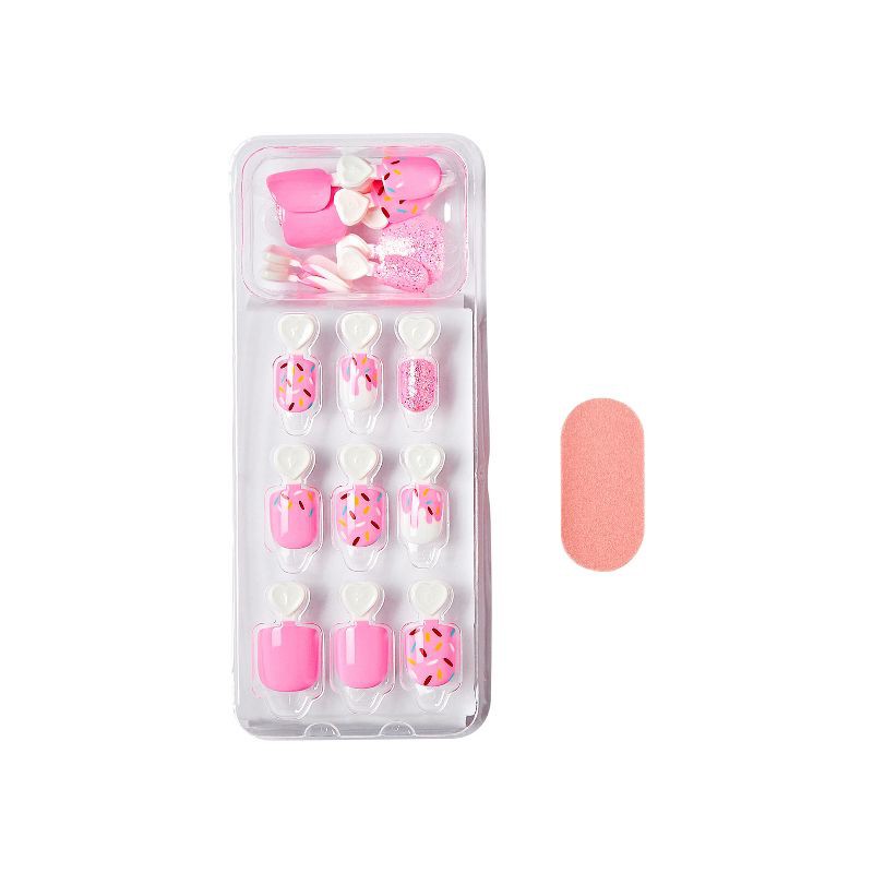 slide 4 of 9, imPRESS Press-On Manicure Mini Press-On Nails for Kids - Super Duper - 21ct, 21 ct