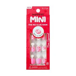 imPRESS Press-On Manicure Mini Press-On Nails for Kids - Super Duper - 21ct