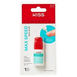 KISS Products Kiss PowerFlex Maximum Speed Superior Strength Press On Nail Glue - 0.10oz