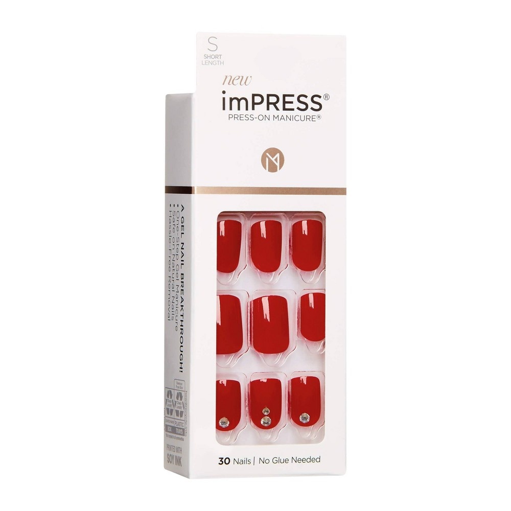 slide 4 of 5, Kiss imPRESS Press-On Manicure Fake Nails - Kill Heels - 30ct, 30 ct