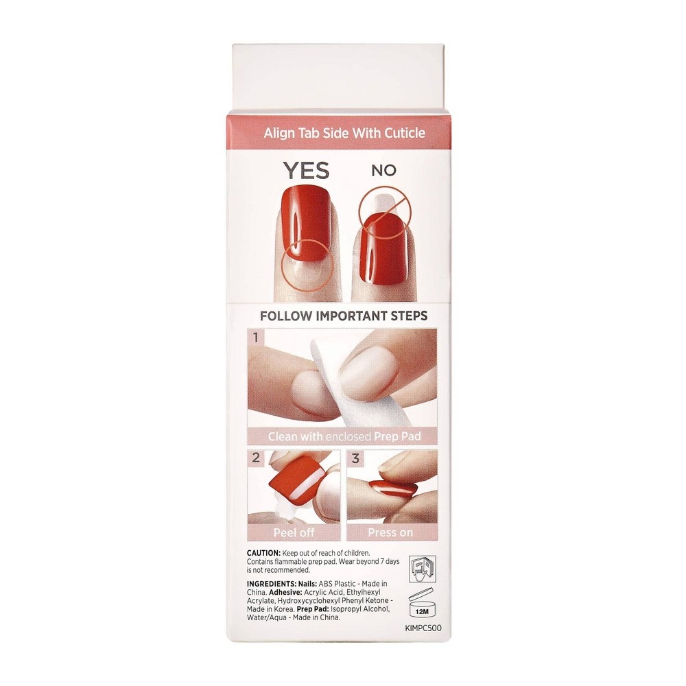 slide 3 of 5, Kiss imPRESS Press-On Manicure Fake Nails - Kill Heels - 30ct, 30 ct