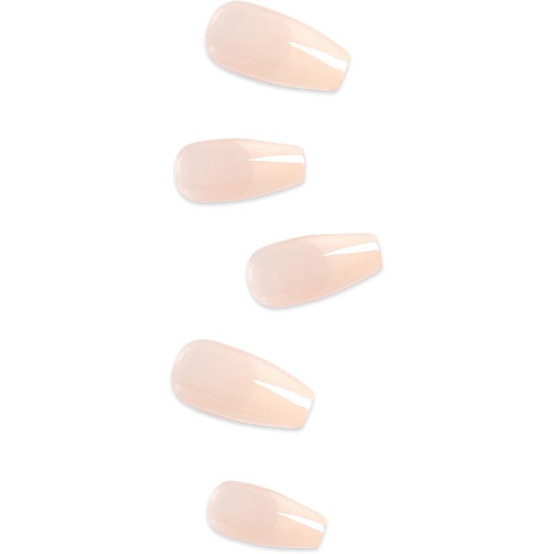 slide 4 of 9, Kiss Nails KISS Salon Acrylic Nude French Manicure - Leilani - 28ct, 28 ct