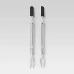 2pk Extension Forks Black - Room Essentials™: Polypropylene Handle, Roasting and Smores Tool