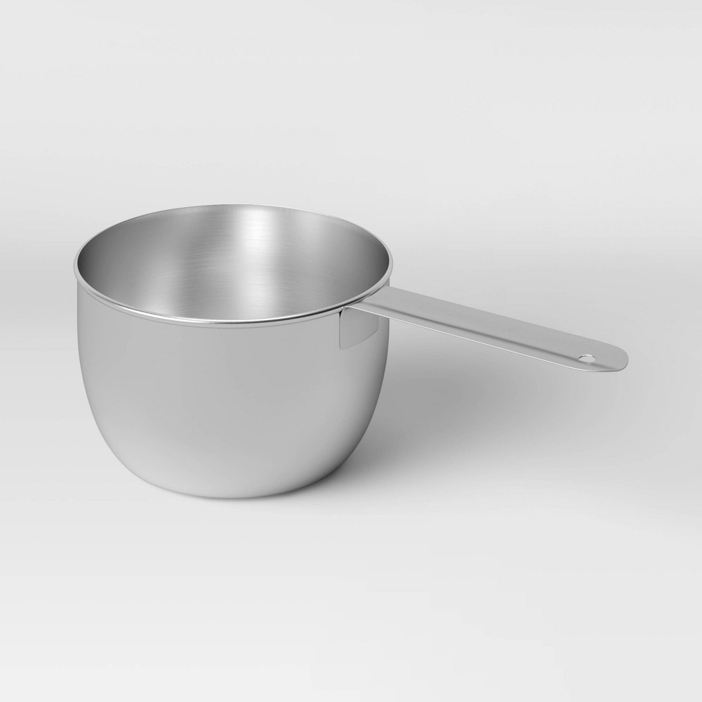 slide 3 of 4, Stainless Steel Saucepan with Basting Brush - Room Essentials, 1 ct