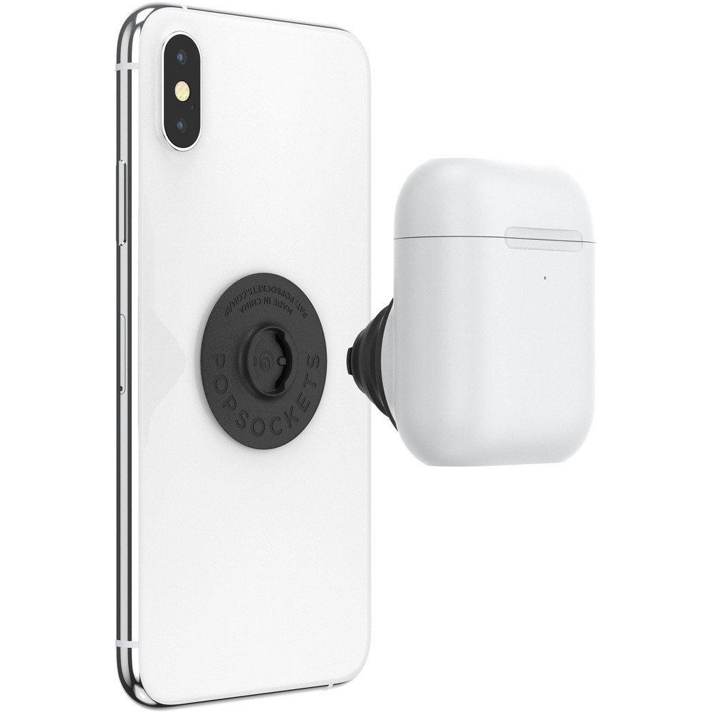 slide 5 of 6, Popsockets Airpod Holder and Popchain Combo - White, 1 ct