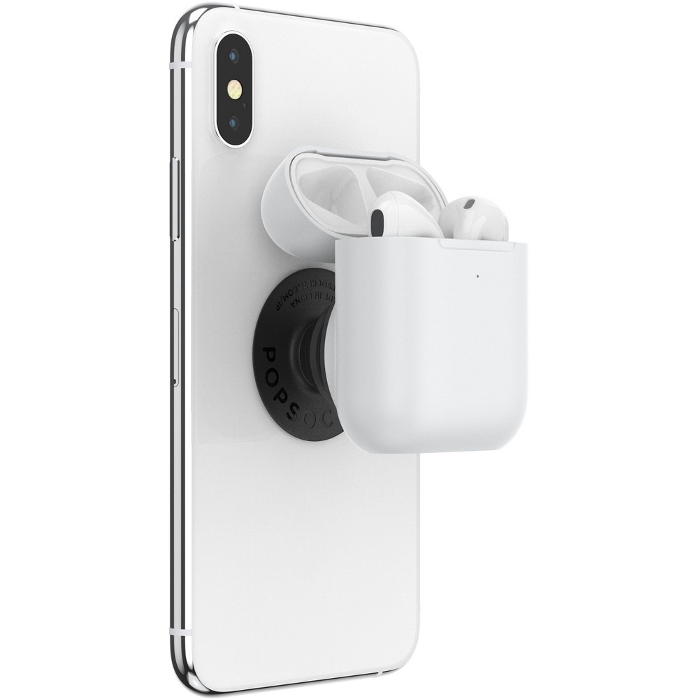 slide 6 of 6, Popsockets Airpod Holder and Popchain Combo - White, 1 ct