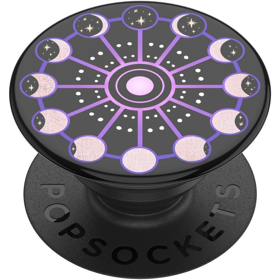 slide 1 of 5, PopSockets PopGrip Cell Phone Grip & Stand - Lunar Cycle, 1 ct