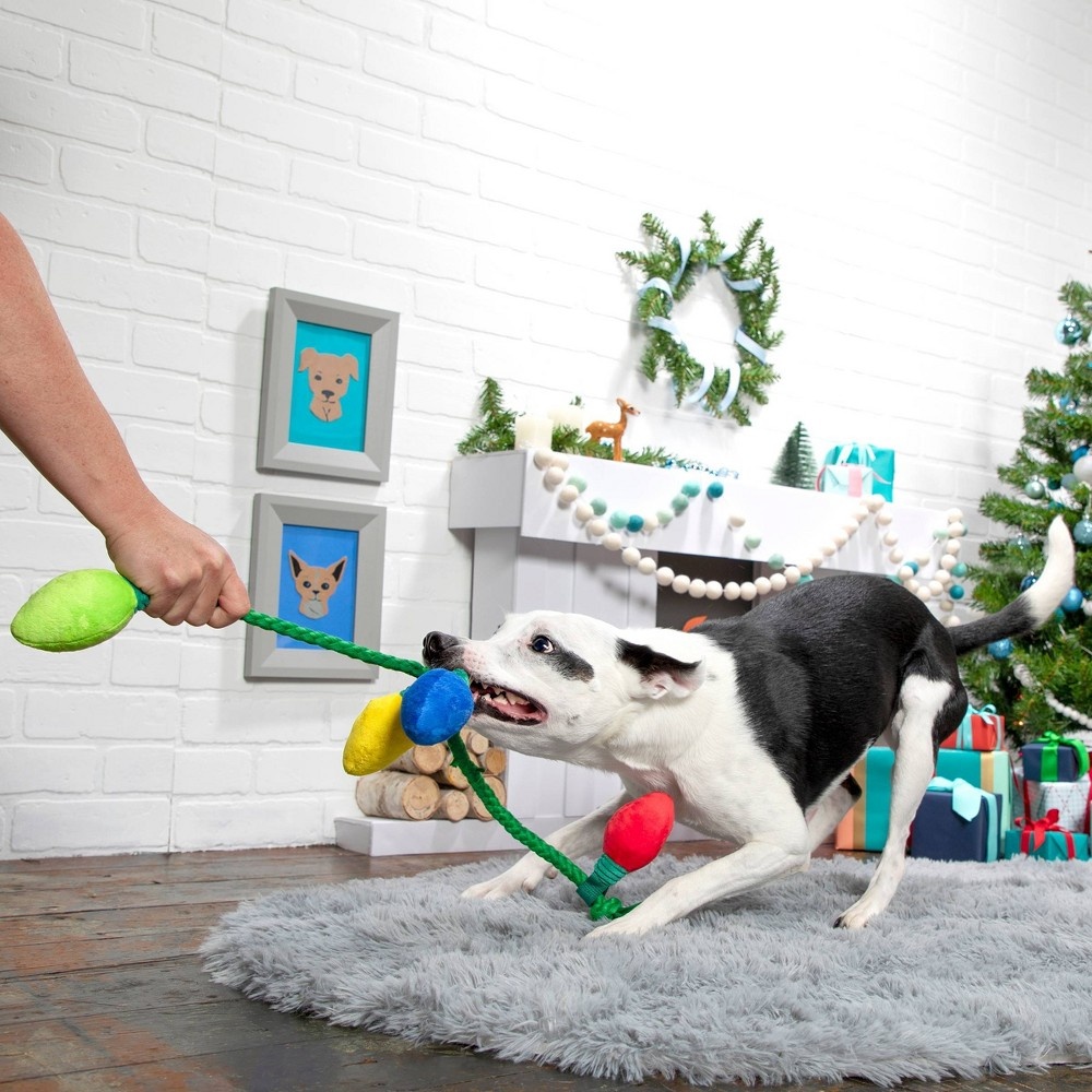 slide 3 of 6, BARK Christmas Lite Dog Toy - Watt-A-Delight, 1 ct