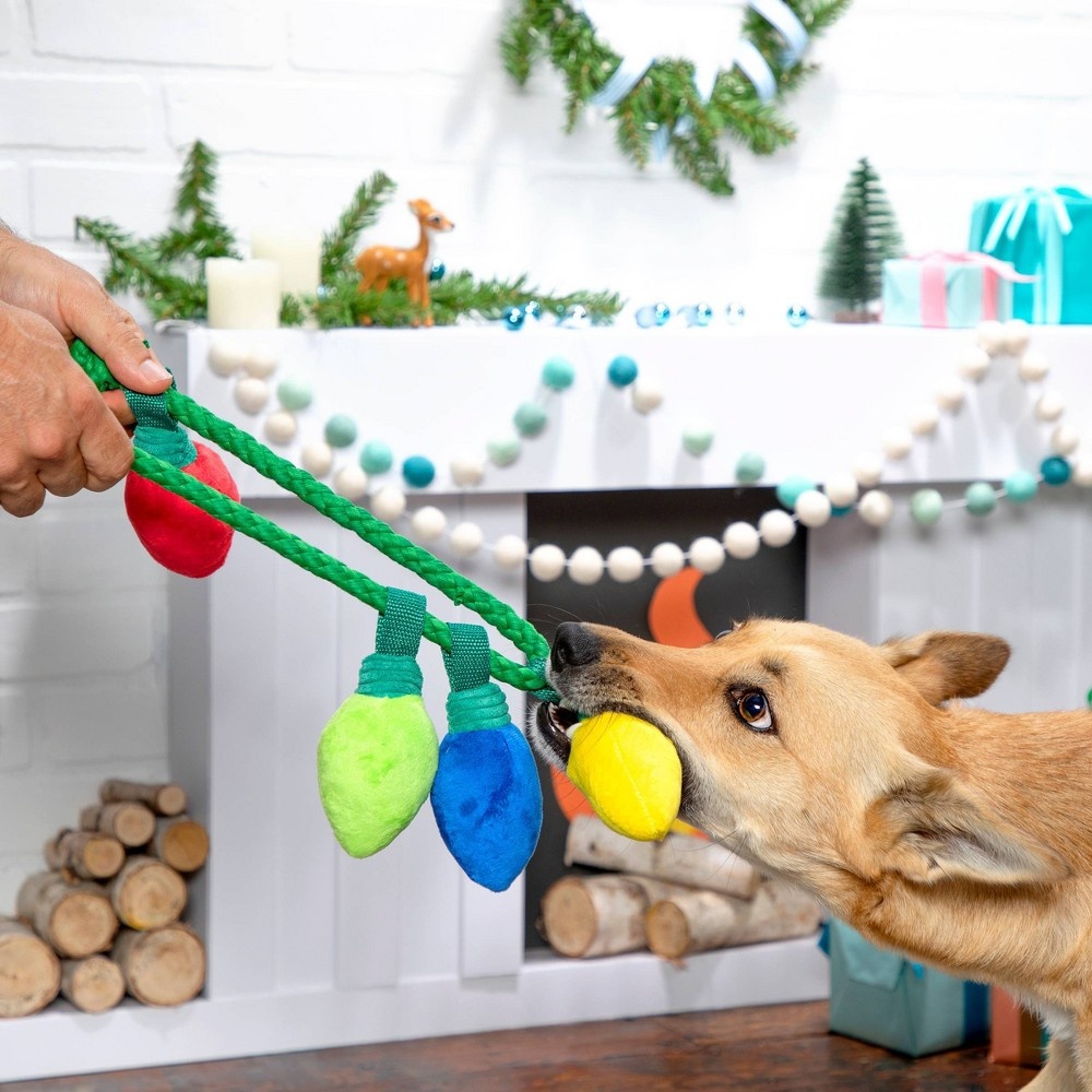 slide 4 of 6, BARK Christmas Lite Dog Toy - Watt-A-Delight, 1 ct
