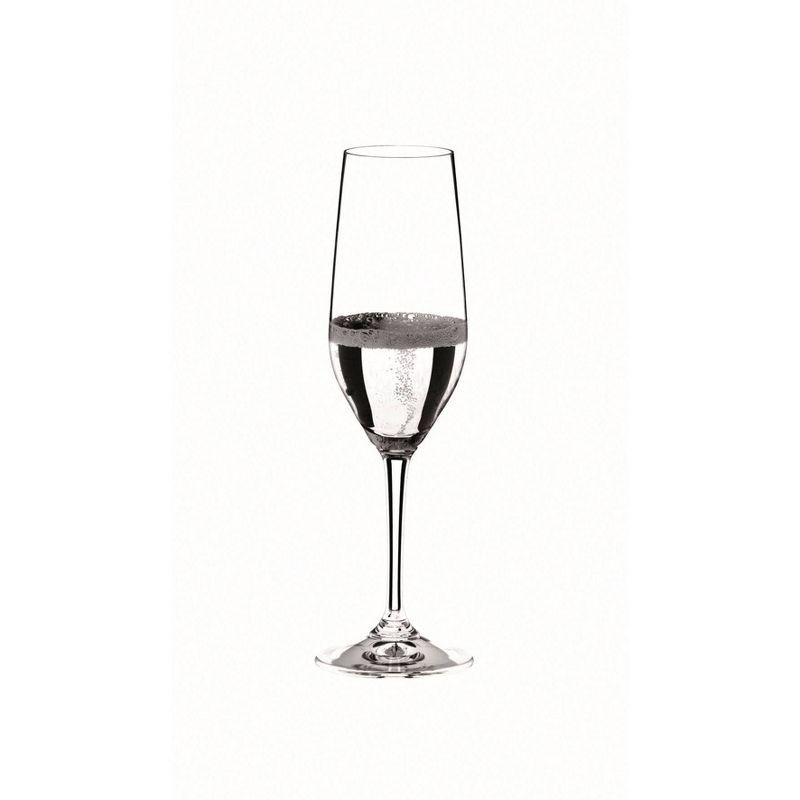 slide 1 of 3, Riedel 9oz 4pk Crystal Vivant Champagne Flutes, 4 ct; 9 oz