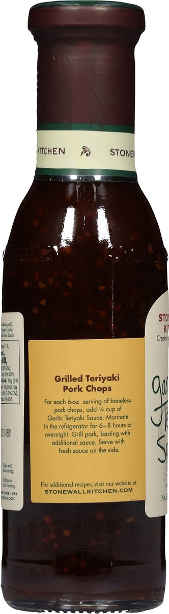 slide 7 of 12, Stonewall Kitchen Garlic Teriyaki Sauce 11 fl oz, 11 fl oz