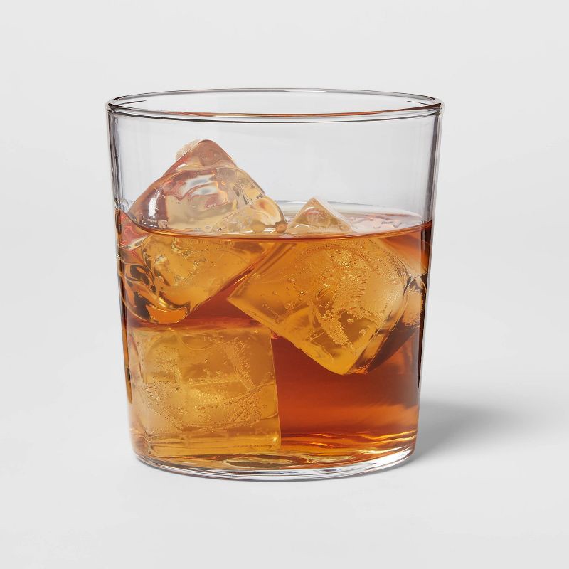 slide 3 of 3, 12oz 6pk Glass Rioja Double Old Fashioned Glasses - Threshold™, 6 ct
