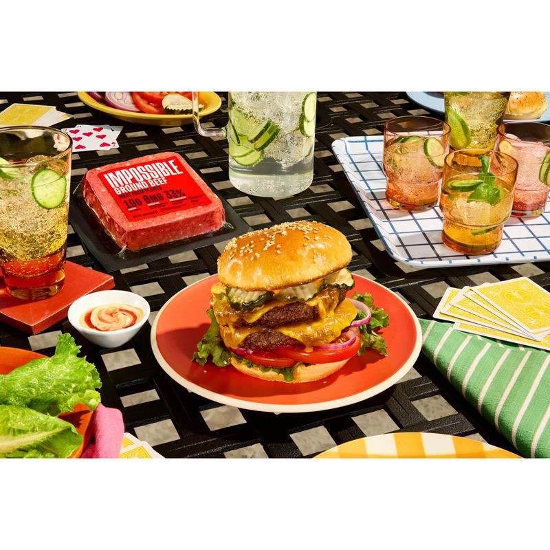 slide 4 of 6, Impossible Plant Based Beef Ground - 12oz, 12 oz