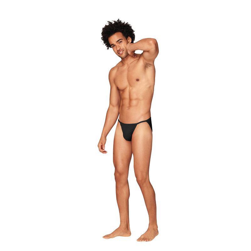 slide 3 of 6, Hanes Premium Men's String Bikini Underwear 6pk - Black/Blue/Red M, 6 ct