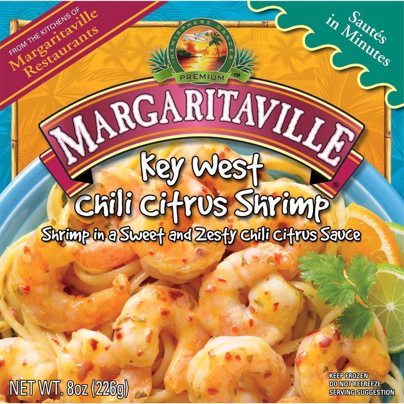 slide 1 of 5, Margaritaville Key West Chili Citrus Shrimp - Frozen - 8oz, 8 oz