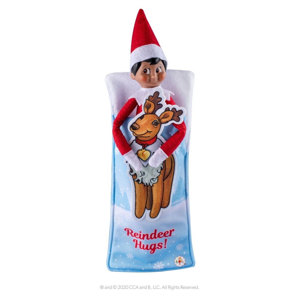 slide 3 of 5, Elf on the Shelf Claus Couture Reindeer Sleeping Bag - by NA, 1 ct