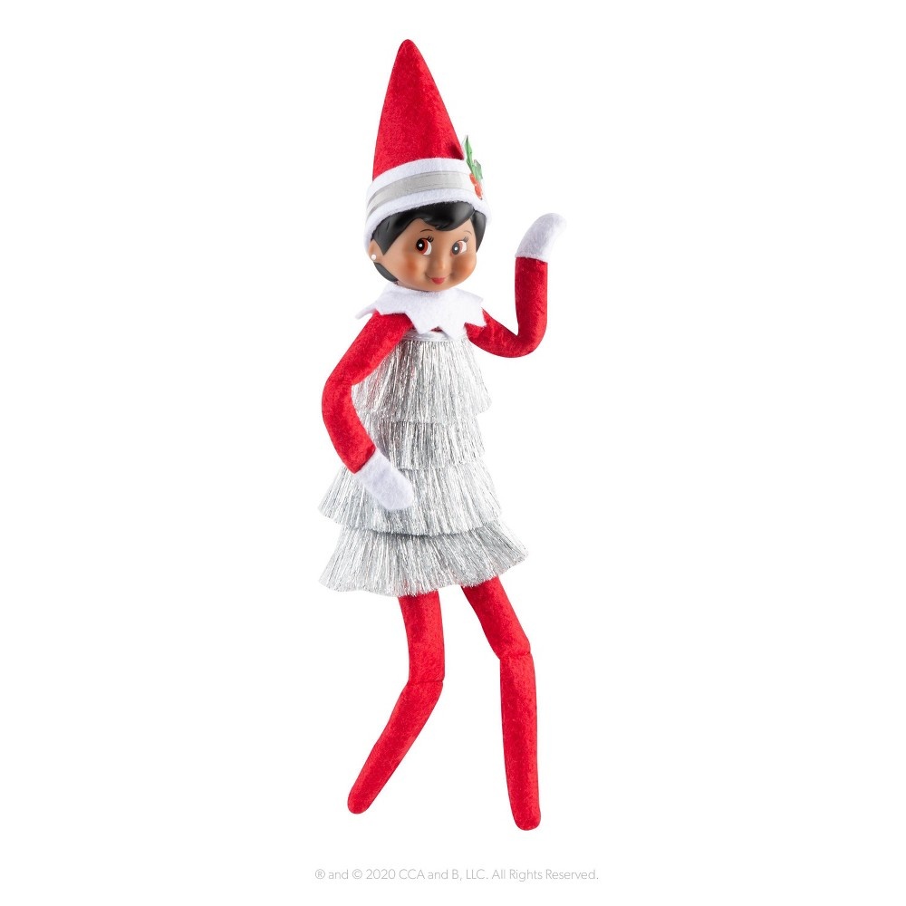 slide 2 of 5, Elf on the Shelf Claus Couture Tiny Tinsel Dress, 1 ct