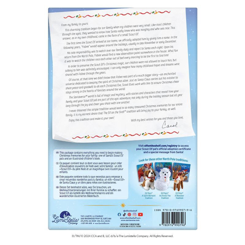 slide 9 of 10, The Elf on the Shelf - Brown Eye Boy Elf - by Chanda Bell (Hardcover), 1 ct