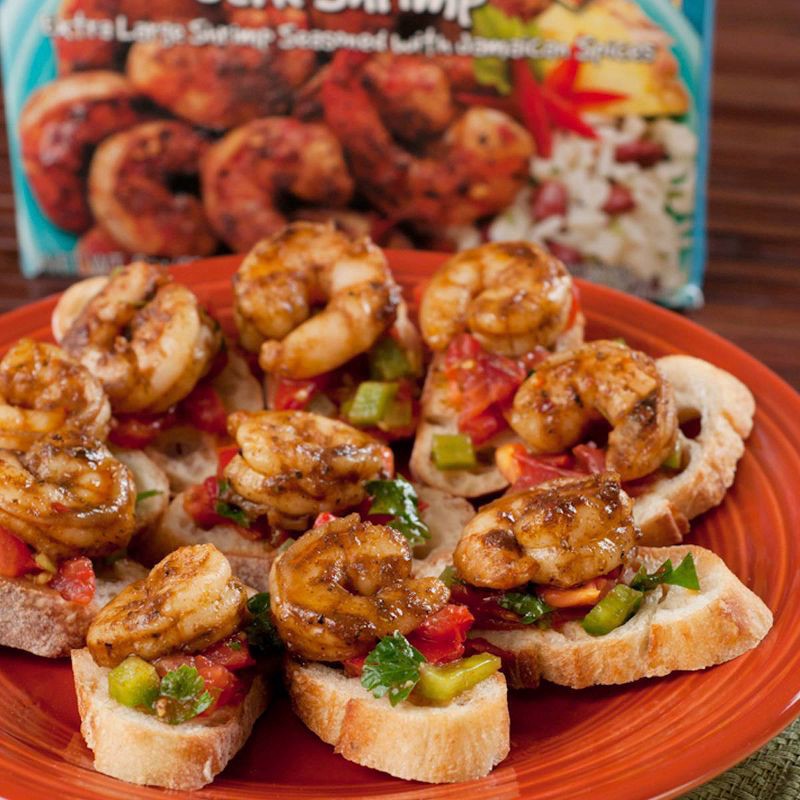 slide 2 of 5, Margaritaville Jammin' Jerk Shrimp - Frozen - 8oz, 8 oz