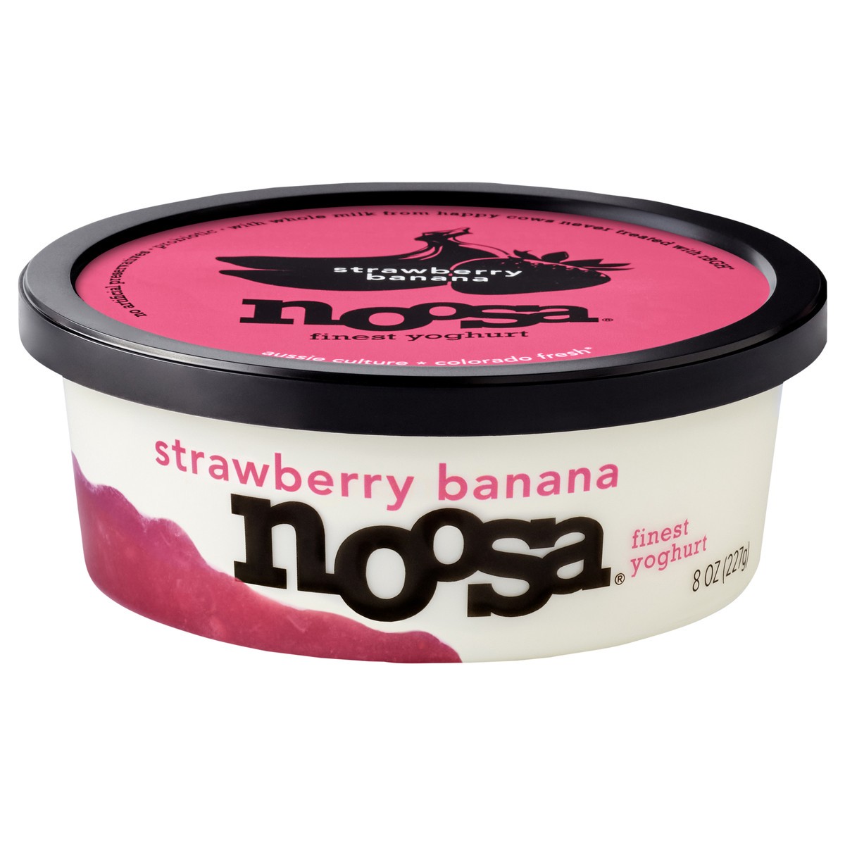 slide 1 of 10, Noosa Strawberry Banana Yogurt, 8 oz, 8 oz