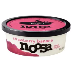 Noosa Strawberry Banana Yogurt, 8 oz