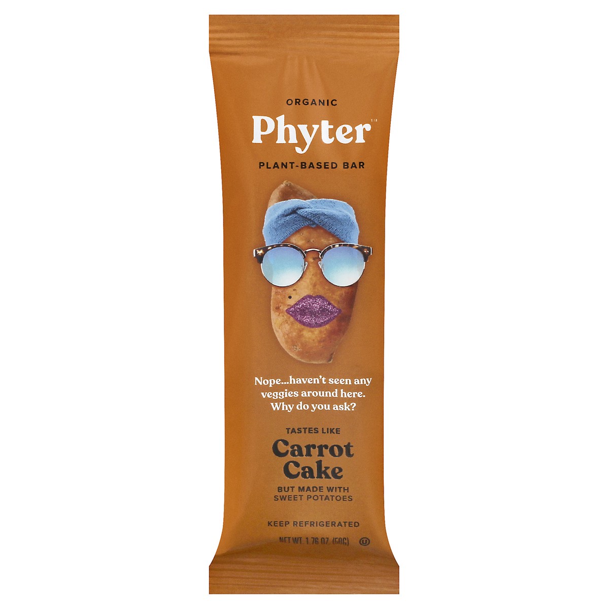 slide 10 of 12, Phyter Organic Carrot Cake Plant-Based Bar 1.76 oz, 1.76 oz