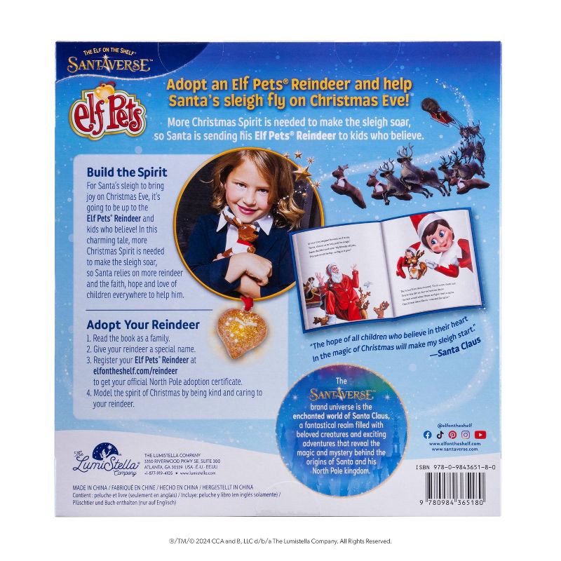 slide 9 of 9, Elf on the Shelf Elf Pets: A Reindeer Tradition - by Chanda Bell (Hardcover), 1 ct