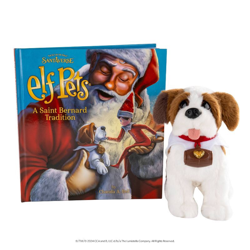 slide 2 of 7, Elf on the Shelf Elf Pets: A St. Bernard Tradition - by Chanda Bell (Hardcover), 1 ct