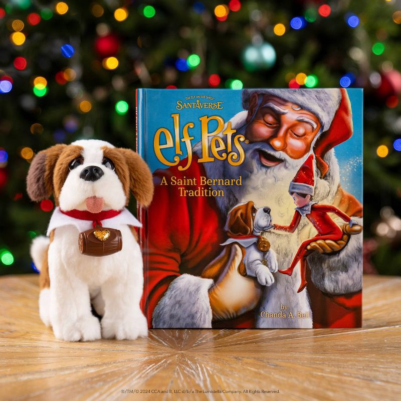 slide 3 of 7, Elf on the Shelf Elf Pets: A St. Bernard Tradition - by Chanda Bell (Hardcover), 1 ct