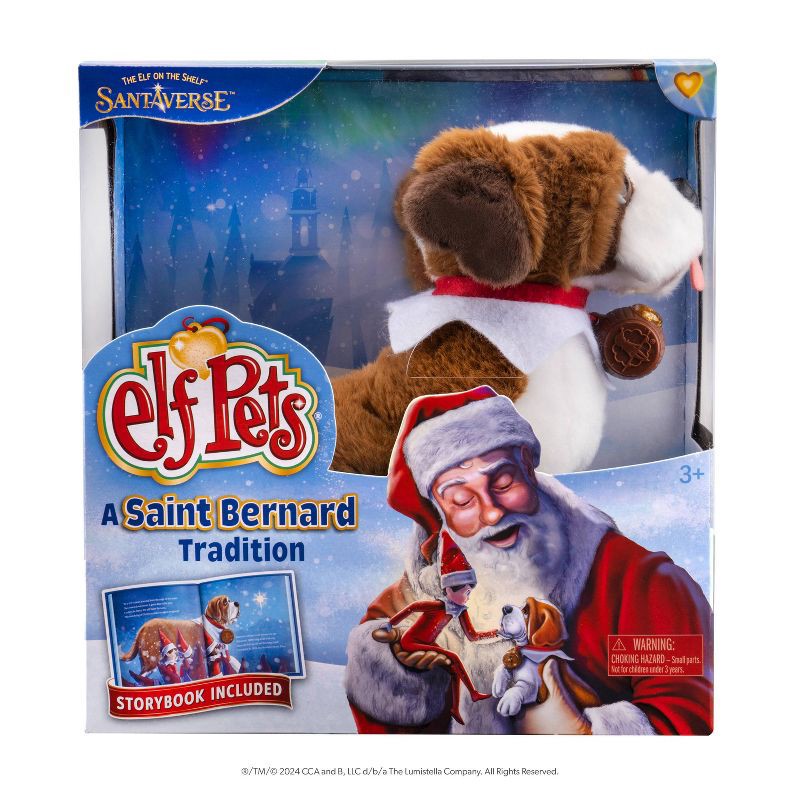 slide 1 of 7, Elf on the Shelf Elf Pets: A St. Bernard Tradition - by Chanda Bell (Hardcover), 1 ct