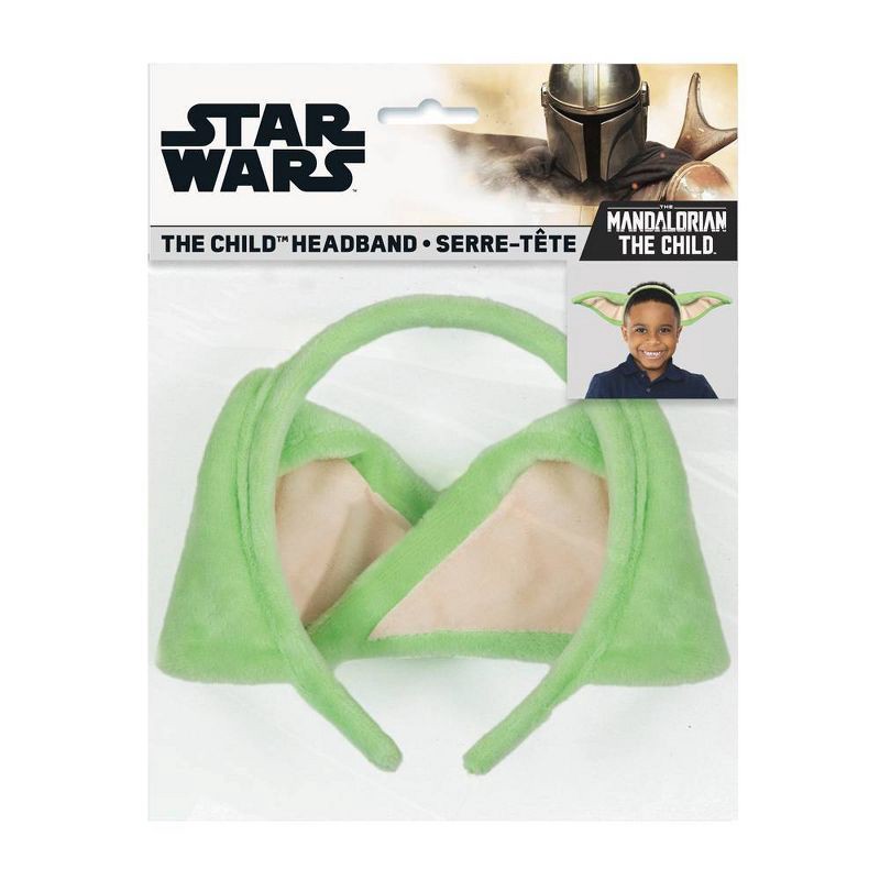 slide 2 of 3, The Child Star Wars: The Mandalorian Baby Yoda Head Band, 1 ct