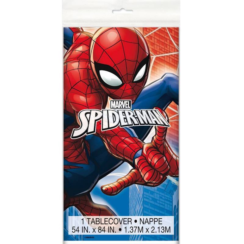 slide 2 of 3, Spider-Man 84"x54" Reusable Table Cover, 1 ct