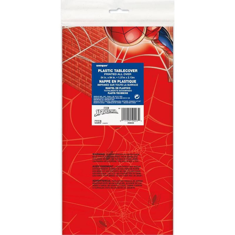 slide 3 of 3, Spider-Man 84"x54" Reusable Table Cover, 1 ct