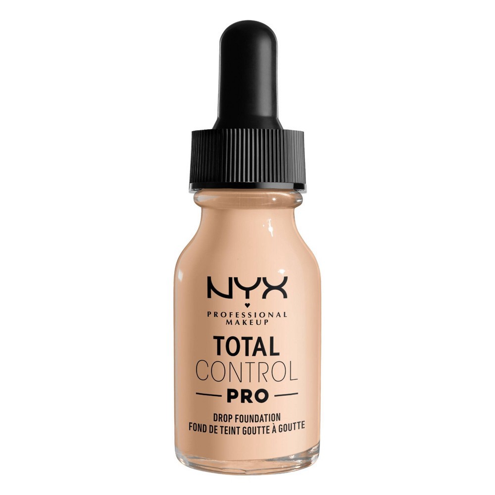 slide 5 of 5, NYX Professional Makeup Total Control Pro Drop Foundation Skin-true buildable Coverage - 4 Light Ivory - 0.43 fl oz, 0.43 fl oz