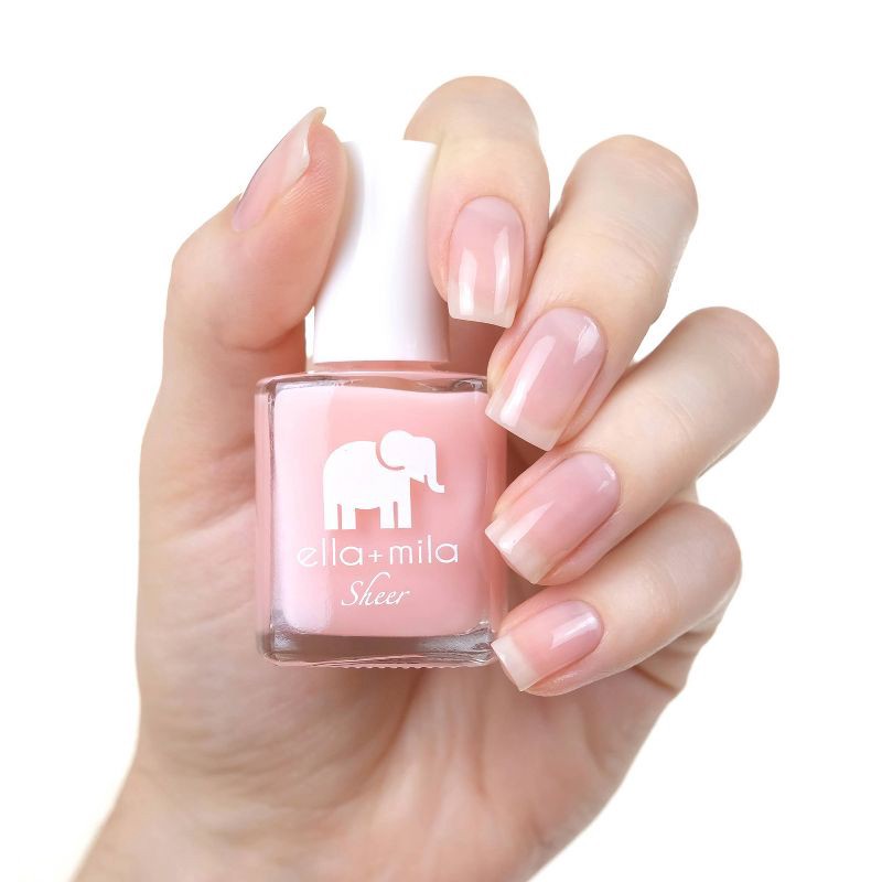 slide 2 of 3, ella+mila Sheer Nail Polish Collection - Pure - 0.45 fl oz, 0.45 fl oz