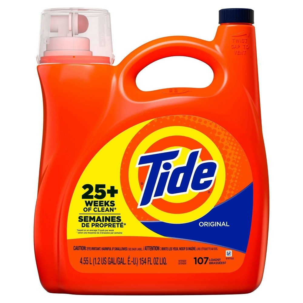 slide 4 of 11, Tide Original Liquid Laundry Detergent - 154 fl oz, 154 fl oz