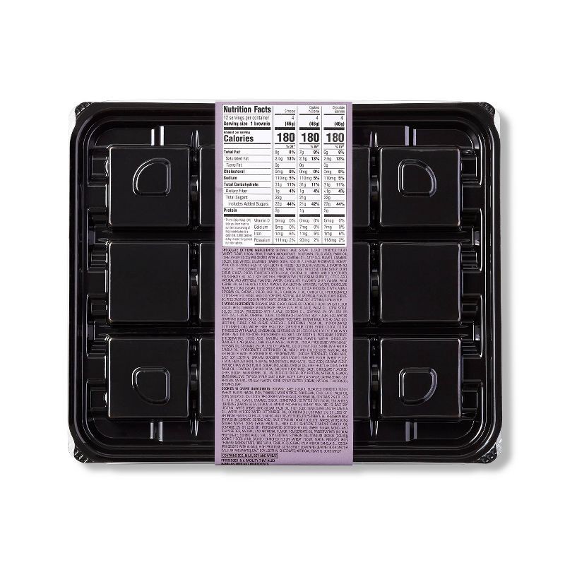 slide 2 of 3, Brownie Trio Platter - 17.25oz/12ct - Favorite Day™, 17.25 oz, 12 ct
