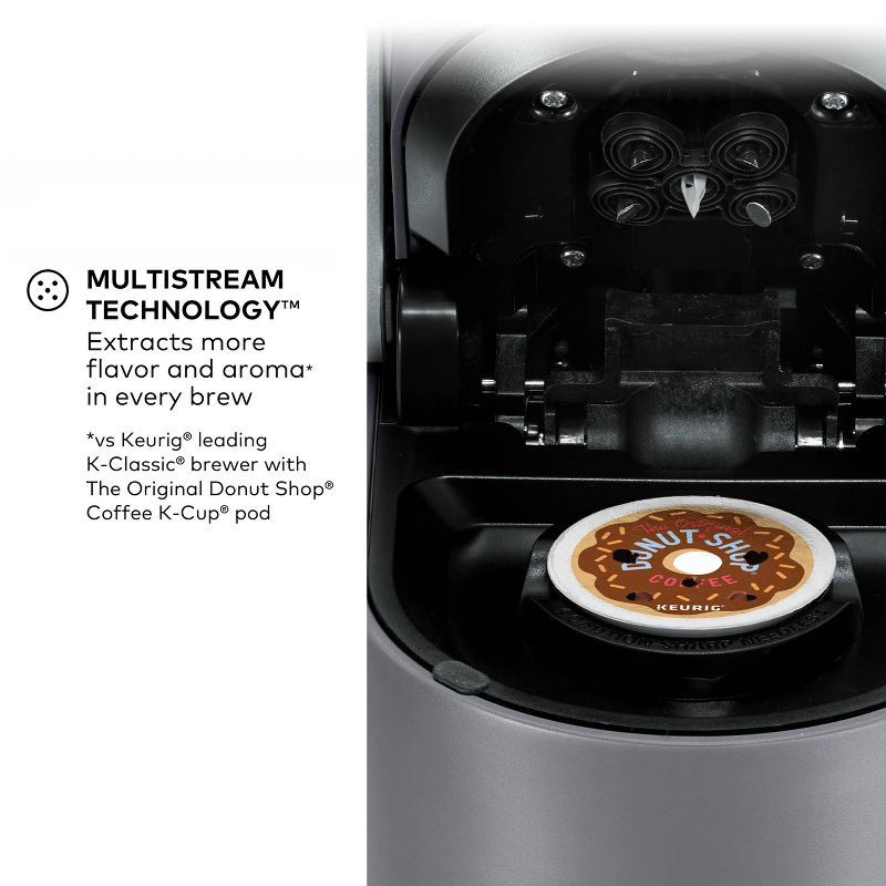 slide 4 of 13, Keurig K-Supreme Single-Serve K-Cup Pod Coffee Maker Gray: Automatic Shut-Off, Brews Iced Coffee, 66 oz Capacity, 66 oz