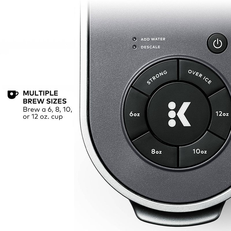 slide 7 of 13, Keurig K-Supreme Single-Serve K-Cup Pod Coffee Maker Gray: Automatic Shut-Off, Brews Iced Coffee, 66 oz Capacity, 66 oz