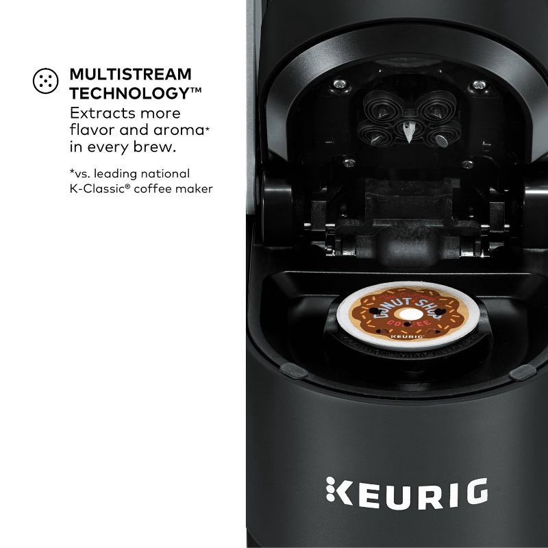 slide 3 of 9, Keurig K-Supreme Single-Serve K-Cup Pod Coffee Maker - Black: Automatic Shut-Off, Removable Reservoir, Brews Iced Coffee, 1 ct