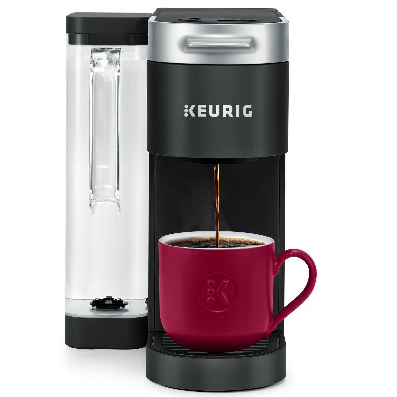 slide 1 of 9, Keurig K-Supreme Single-Serve K-Cup Pod Coffee Maker - Black: Automatic Shut-Off, Removable Reservoir, Brews Iced Coffee, 1 ct