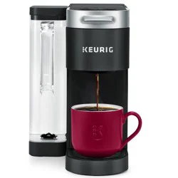 Keurig K-Supreme Single-Serve K-Cup Pod Coffee Maker Black: Automatic Shut-Off, Removable Reservoir, Brews Iced Coffee