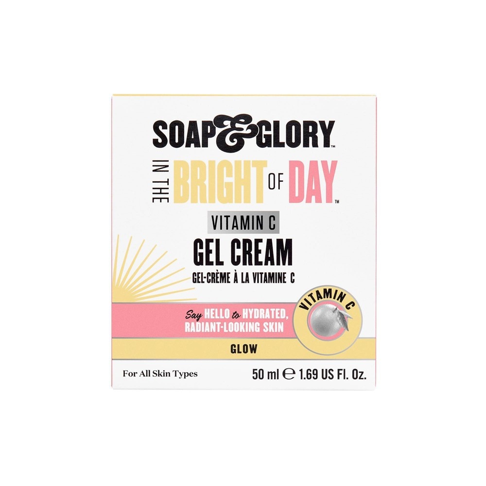 slide 4 of 11, Soap & Glory In The Bright of Day Vitamin C Gel Cream, 1.69 fl oz