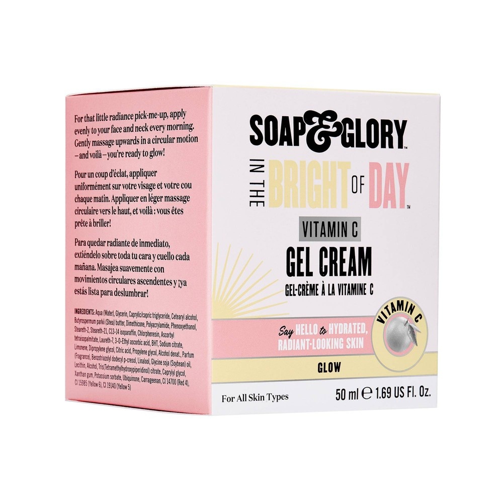 slide 5 of 11, Soap & Glory In The Bright of Day Vitamin C Gel Cream, 1.69 fl oz