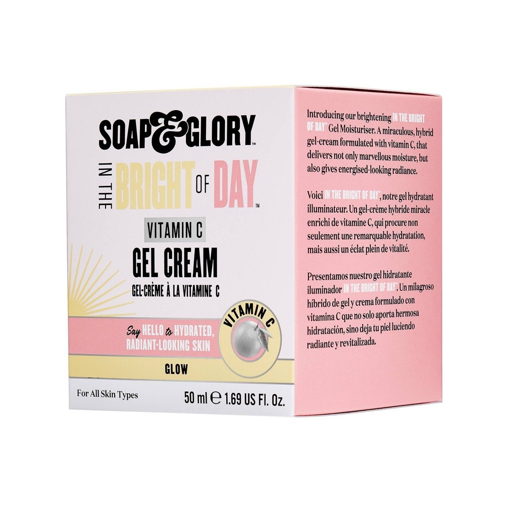 slide 6 of 11, Soap & Glory In The Bright of Day Vitamin C Gel Cream, 1.69 fl oz