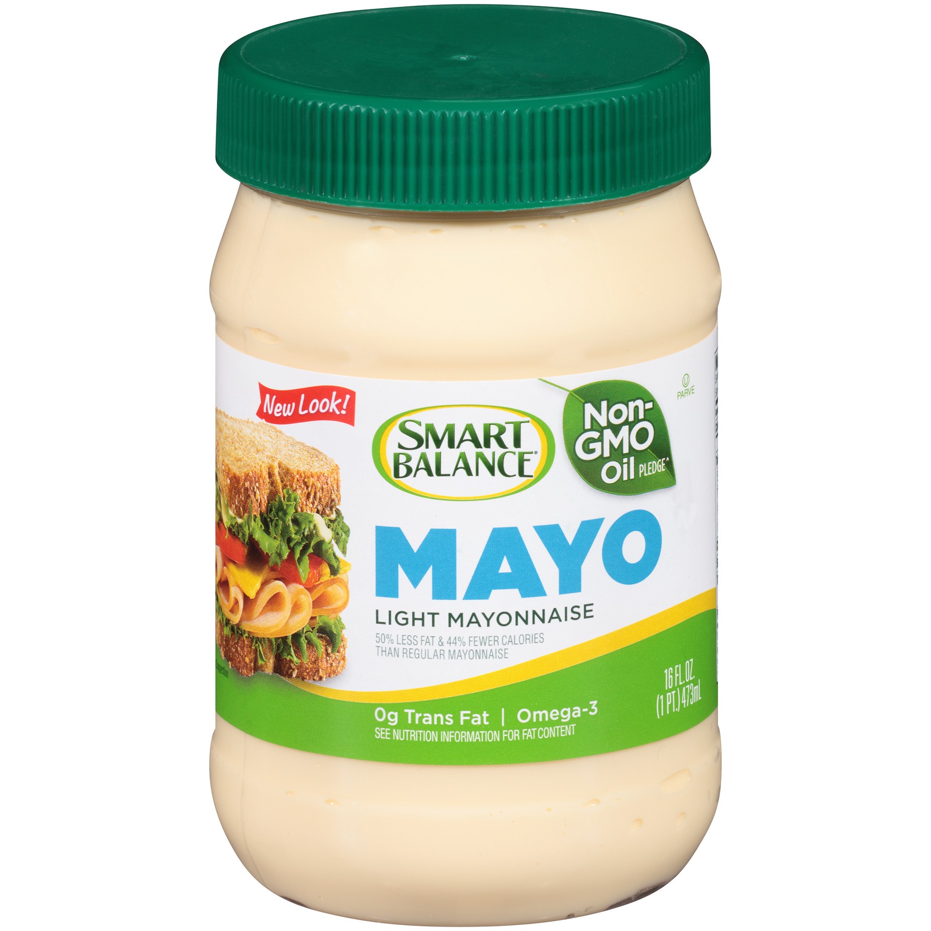 slide 1 of 1, Smart Balance Mayo Light Mayonnaise, 16 fl oz