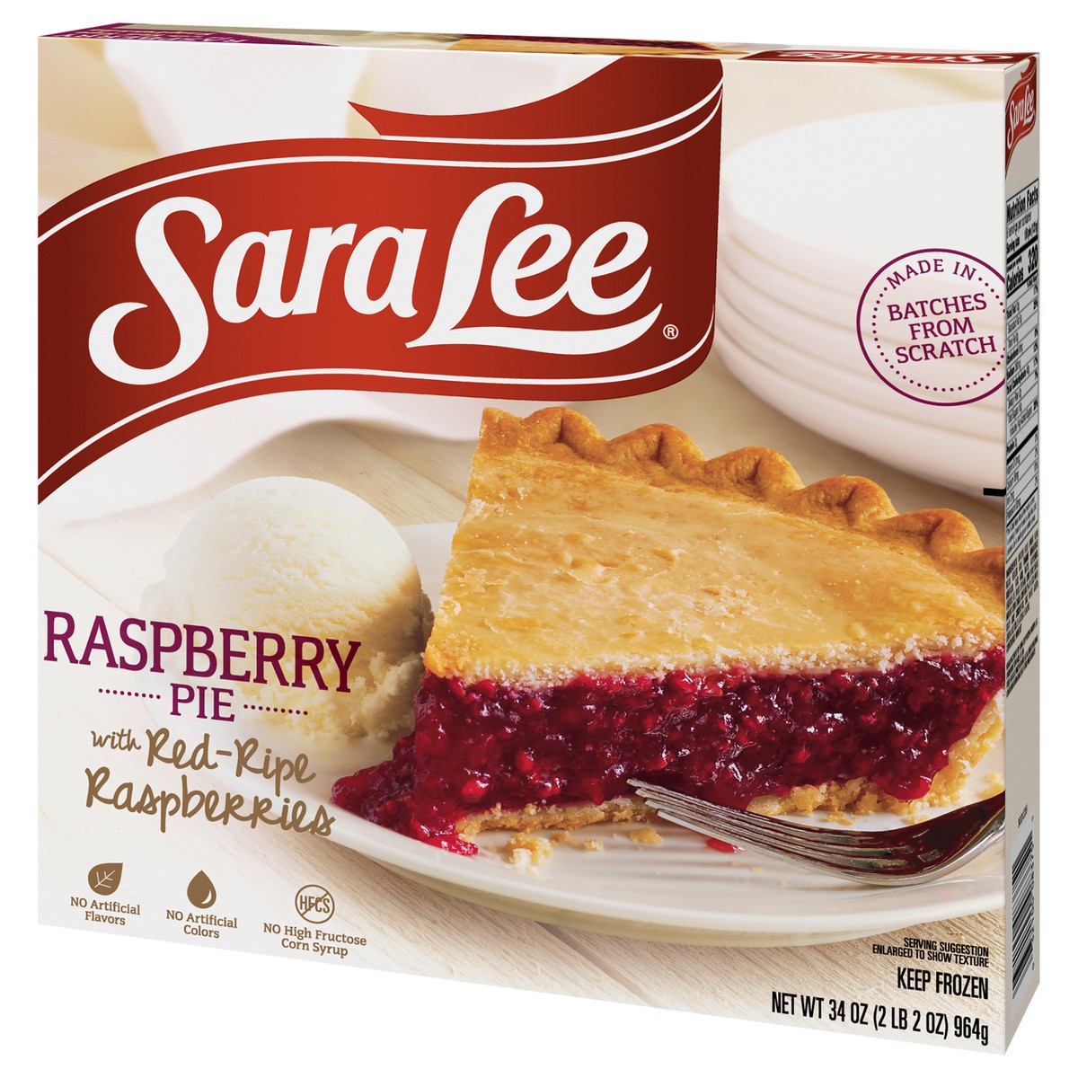 slide 8 of 14, Sara Lee Traditional Fruit Pie 9" Unbaked Raspberry 34oz, 34 oz